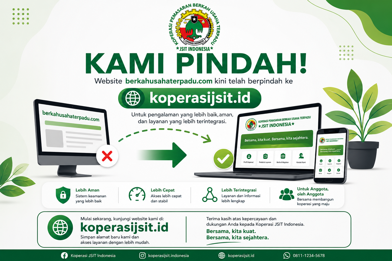Migrasi Website Koperasi JSIT